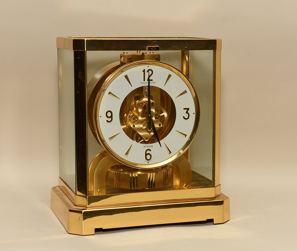 LeCoultre alarm clock. 9 1/2" ht (1 of 3)