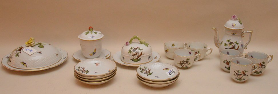 Herend china, incomplete breakfast set, 19 pieces (1 of 5)