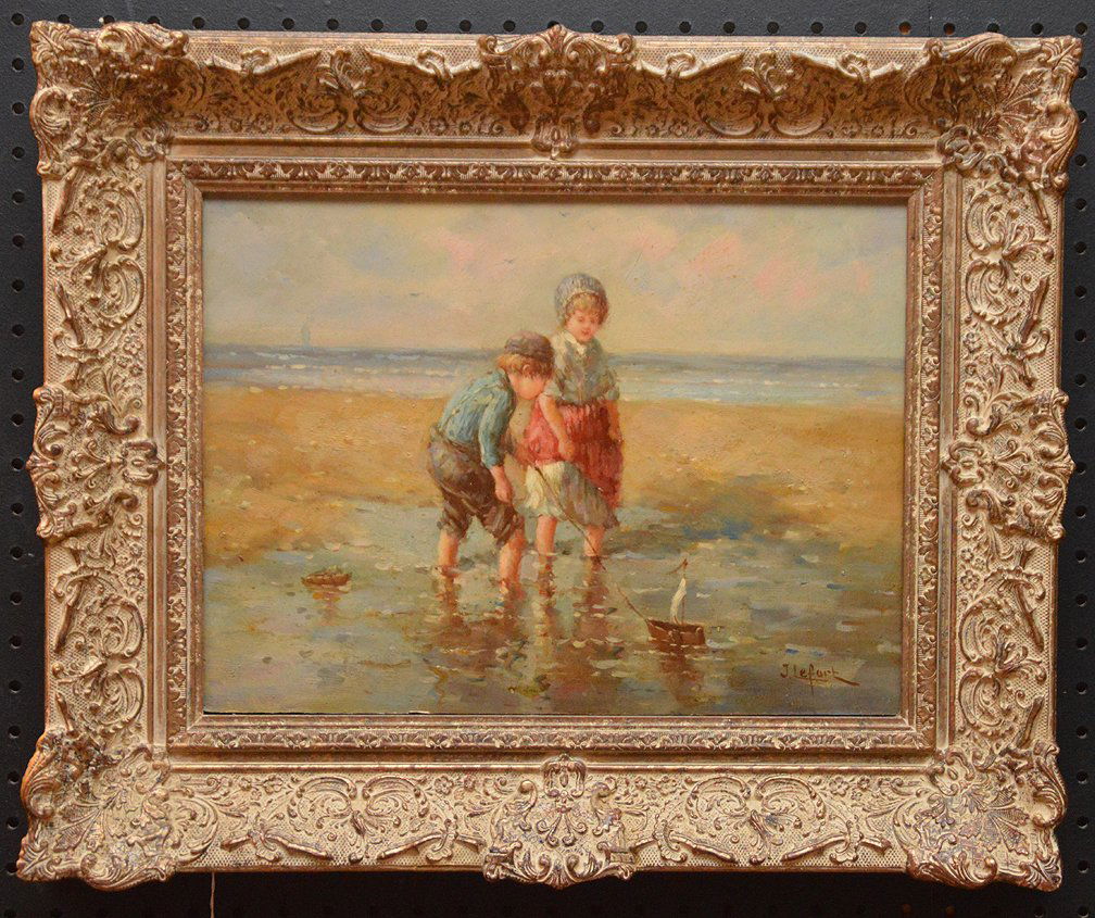 Jean L. LeForte (French, b. 1948) Children on the (1 of 4)