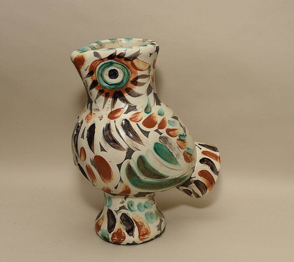 Pablo Picasso Madoura Pottery Pitcher "Wood Owl"  1969 (1 of 10)