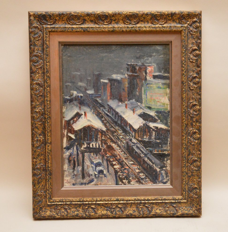 Louis Bosa (Pennsylvania/Italy, 1905-1981) WPA School, (1 of 5)