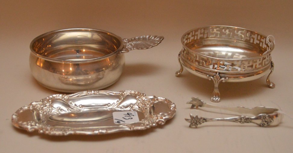 Lot 4 pieces assorted sterling pieces. Porringer  6 (1 of 3)