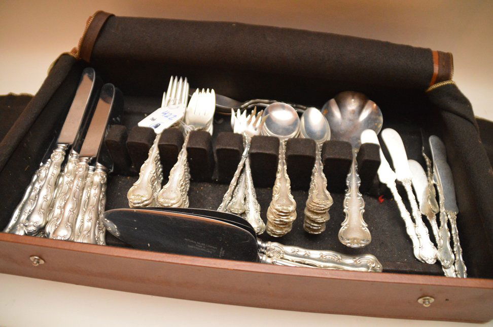 Approximately 63 Pieces Gorham Sterling "Strasbourg" (1 of 5)
