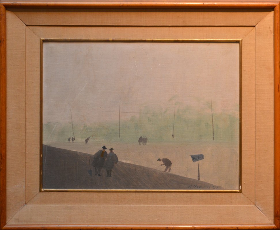 Franco Villoresi  (Italia 1920 - 1975) oil on canvas (1 of 6)