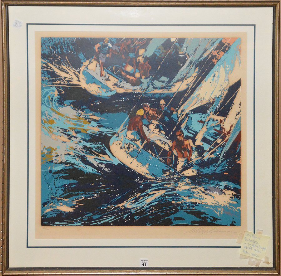 LeRoy Neiman  (American 1921 - 2012) Serigraph, "Two (1 of 5)