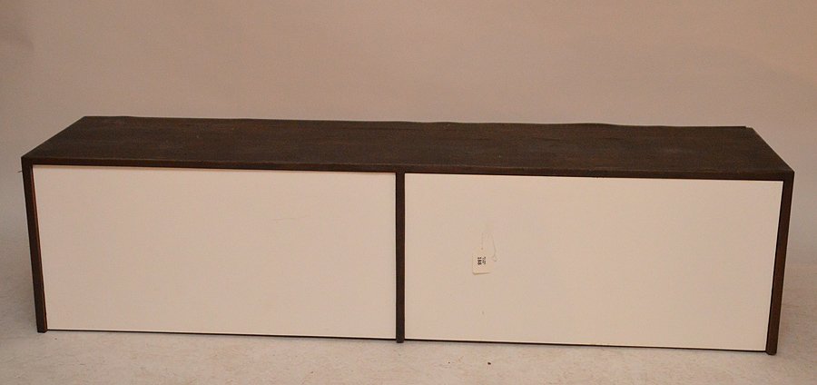 Mid-century wall mounted modern cabinet/console with (1 of 4)