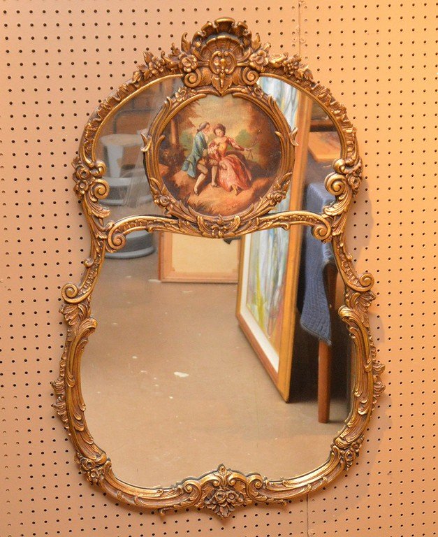 Gilded trumeau mirror (1 of 5)