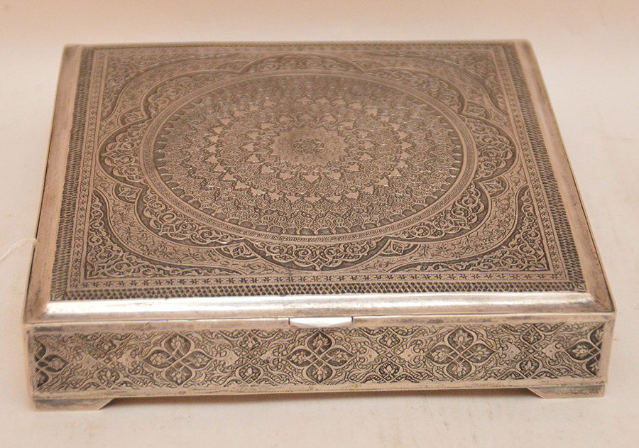 Persian 84 Silver  'Vartan' Box.  The box has finely (1 of 5)