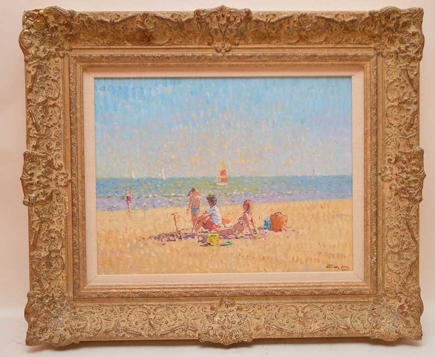 Niek van der Plas (Dutch, b. 1954), ""Playing on the (1 of 9)