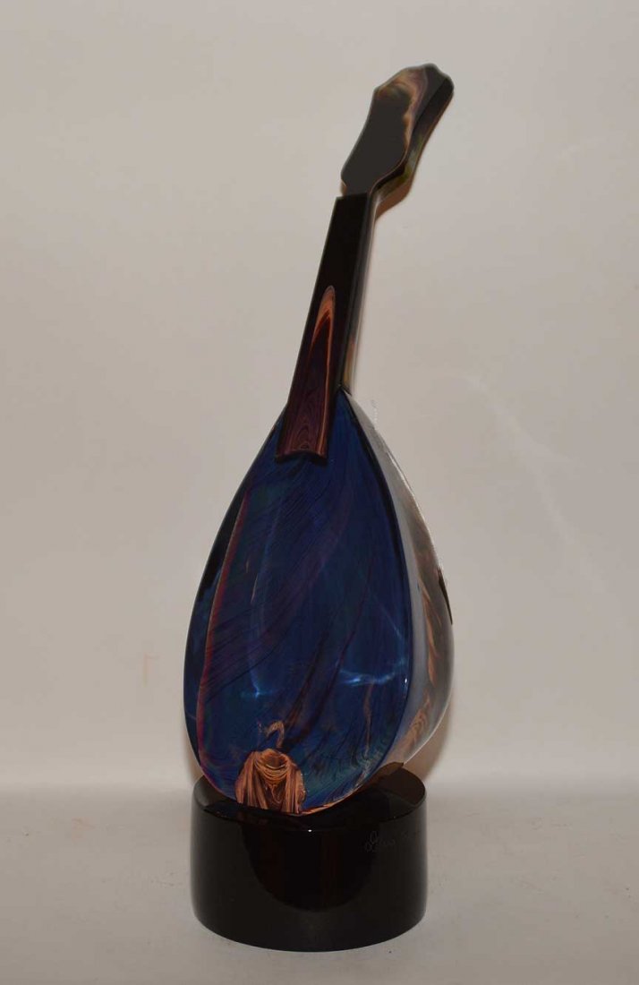 Murano art glass Mandolin by Dino Rosin, 24 1/2""h (1 of 10)
