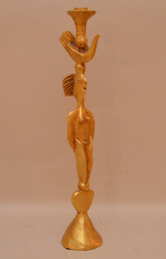 PIERRE CASENOVE (B. 1943) A GILT-BRONZE (BRONZE DORE) (1 of 6)