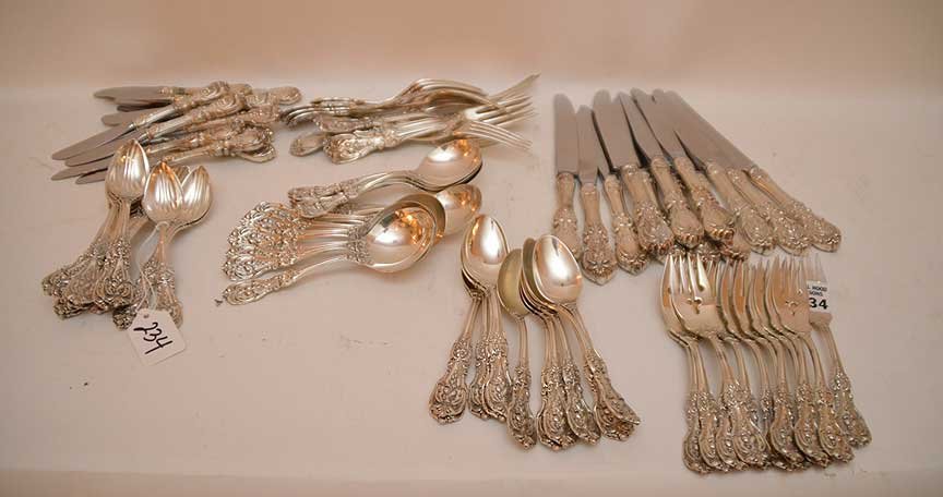 Sterling flatware set, 84pcs. Reed & Barton, ""Francis (1 of 5)