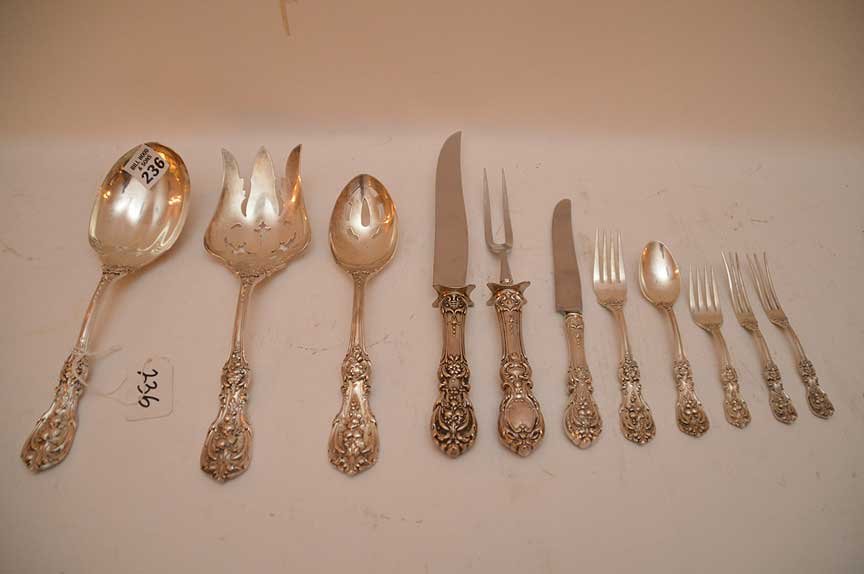 5 sterling serving pieces, ""Francis 1"" along with 6 (1 of 4)