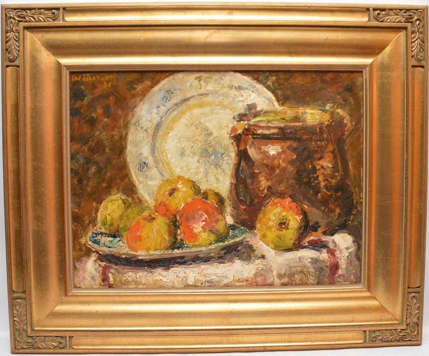 George Weissbort (United Kingdom 20th century) oil on: George Weissbort (United Kingdom 20th century) oil on panel, 18"" x 24""