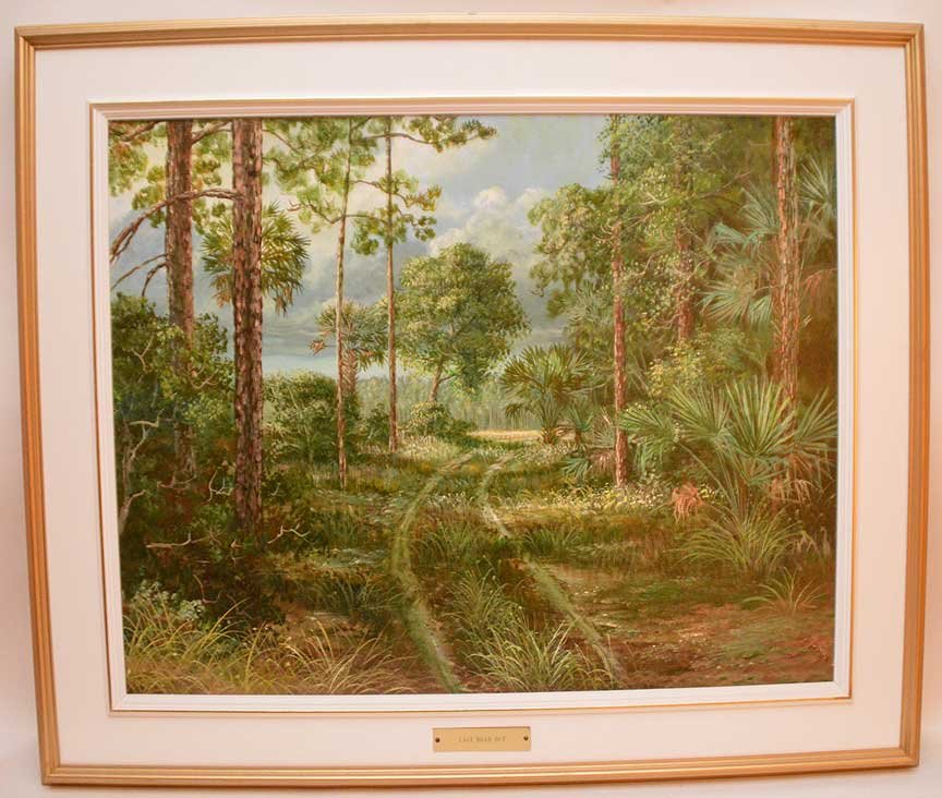 Listed Florida Painter Robert Butler (1943 - 2014) oil (1 of 7)