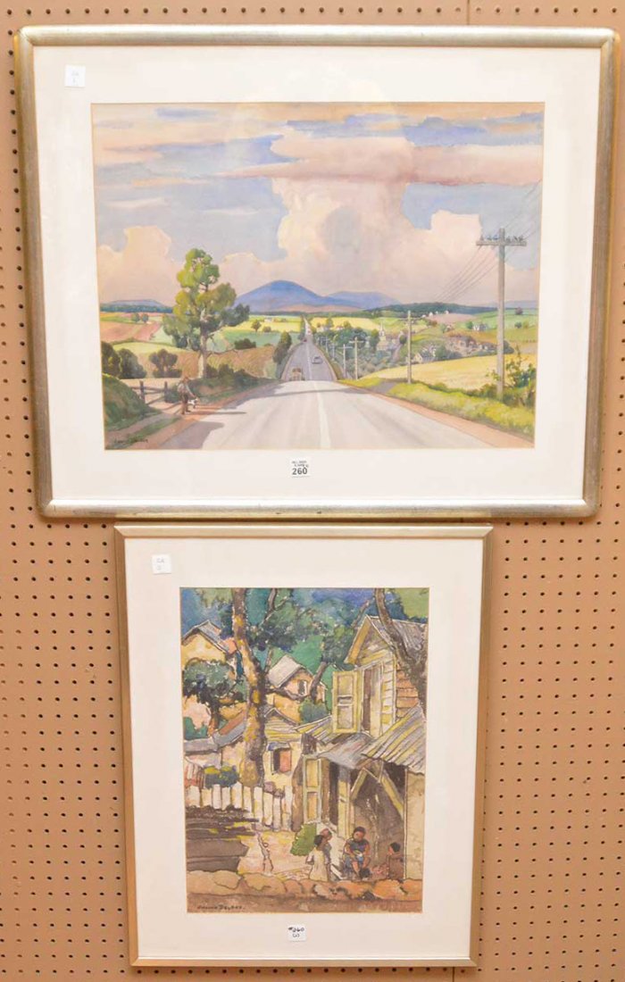 2 Pieces by Julius Delbos (American 1879 - 1970) (1 of 7)