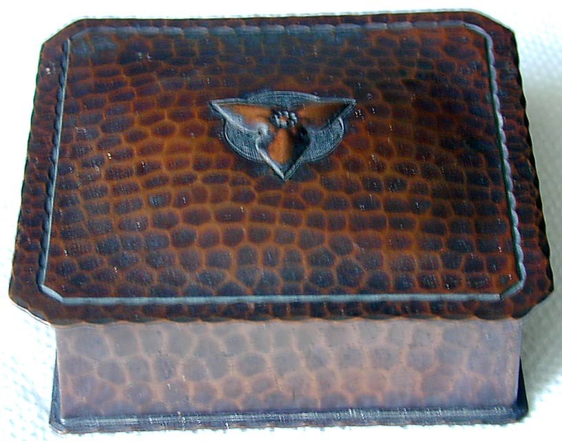 Roycroft Arts & Crafts Stamp Box (1 of 6)