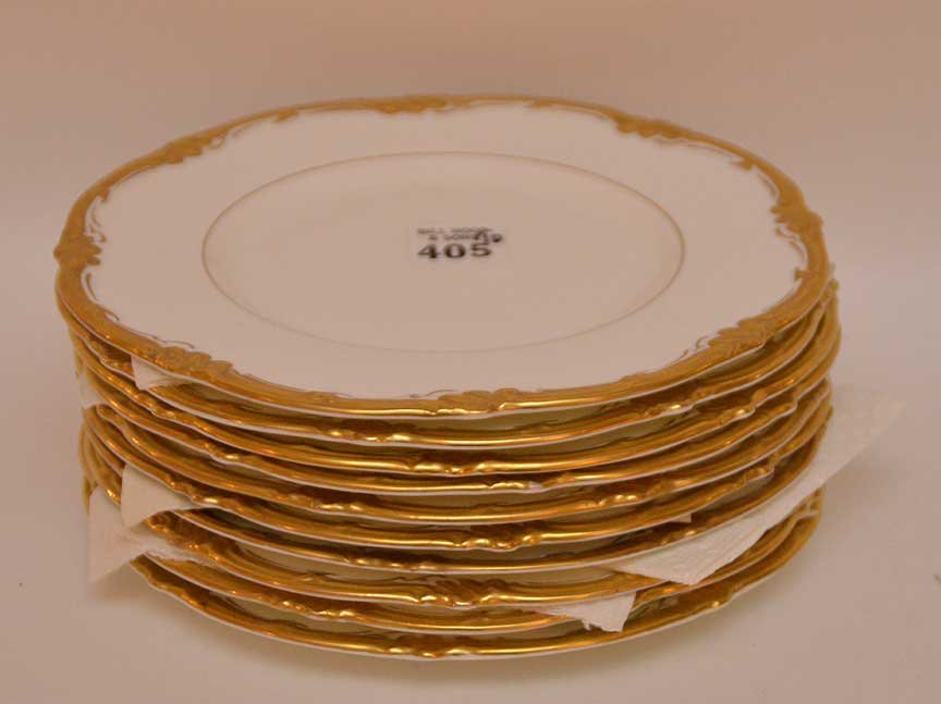 10 Cauldon salad plates, 8"dia (1 of 3)