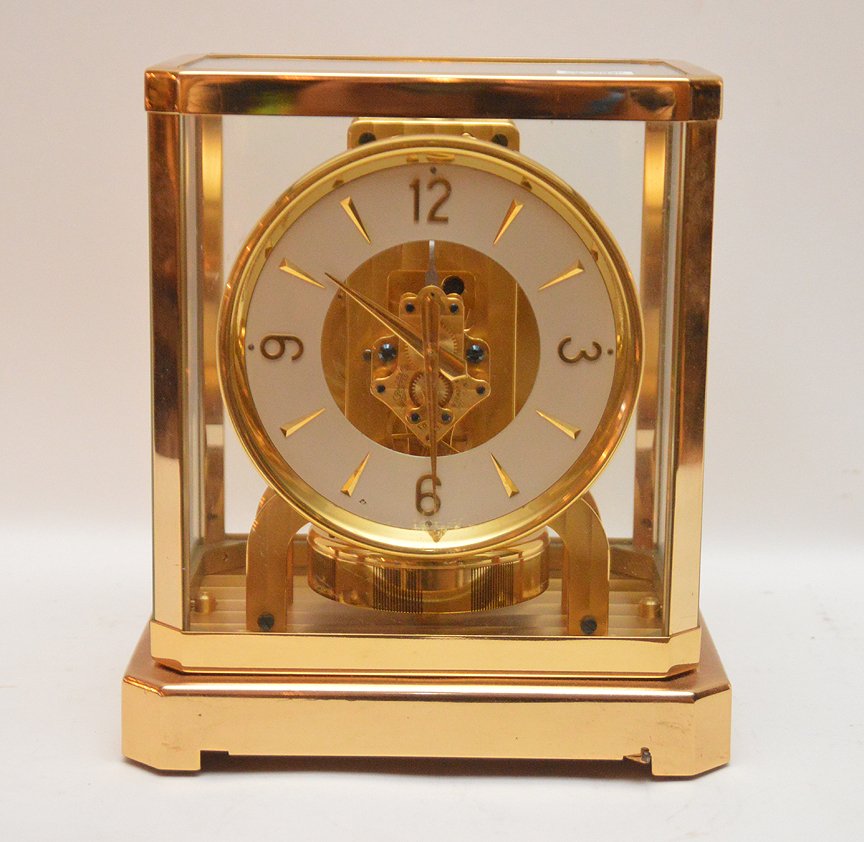 LeCoultre Atmos Clock.  Ht. 9 1/2" W. 8" D. 6" (1 of 6)