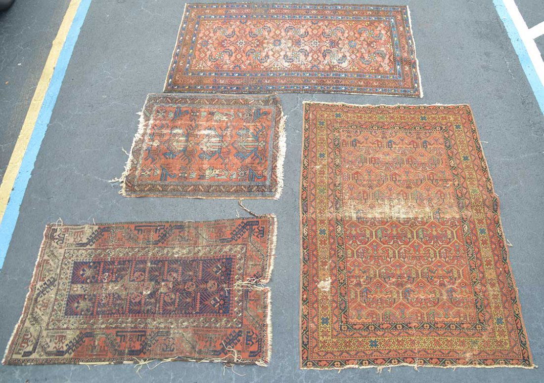 4 AS IS Caucasian carpets, incl; Persian (6'3" x 3'6"), (1 of 8)