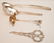 4 Sterling Items. 1 English Sterling Stuffing Spoon