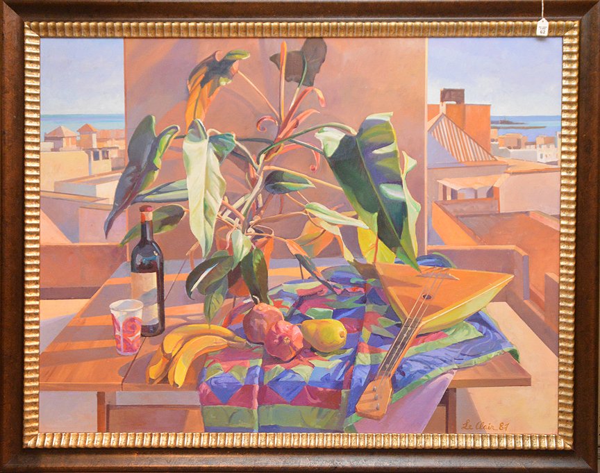 CHARLES LE CLAIR, American 1914-2007, a VERY LARGE (1 of 5)