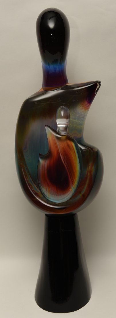Loredano Rosin Art Glass Murano Sculpture "Maternita" (1 of 8)