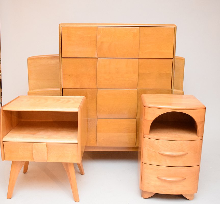 5pc. Haywood Wakefield bedroom suite, full size (1 of 7)