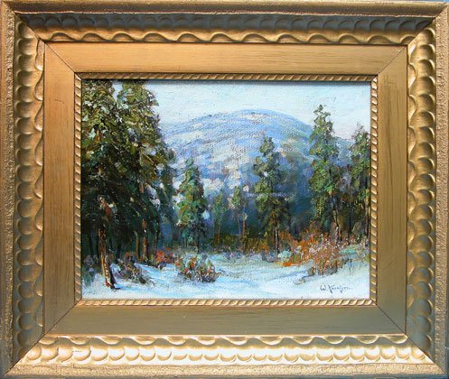 Walter Koeniger American NY forest painting