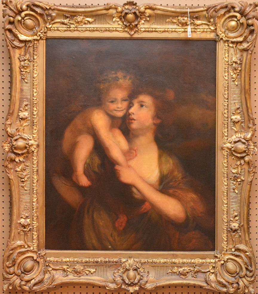 19th Century Continental School, oil on canvas, Mother (1 of 7)