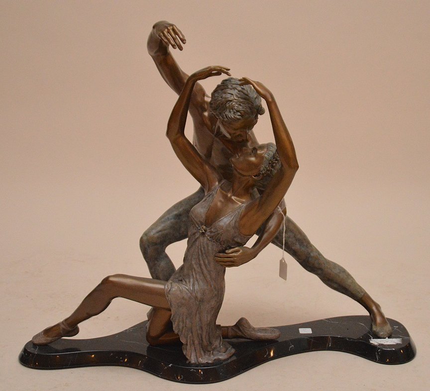 Jerry Joslin Bronze Sculpture "Two Dancers" Ht. 26" (1 of 5)