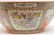 Chinese Rose Medallion Porcelain Punch Bowl. Ht. 6 - 2