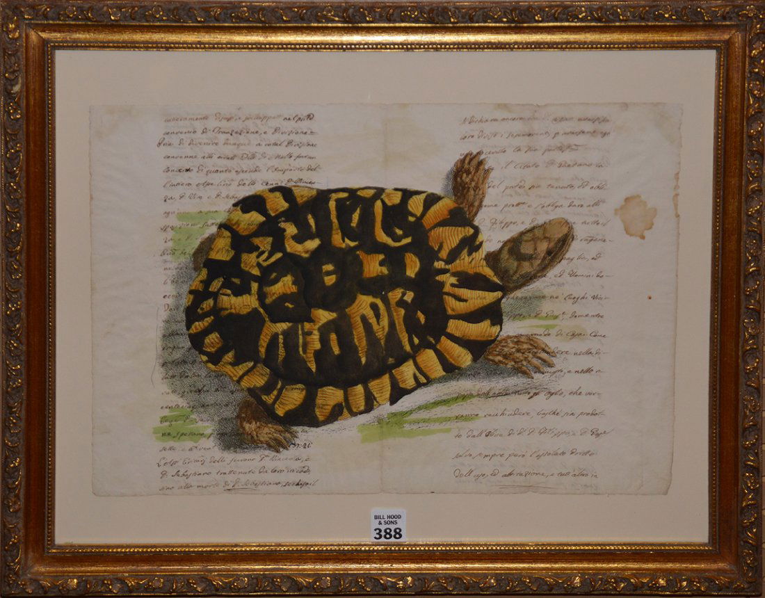 Italian School 18th-19th century hand written document (1 of 4)