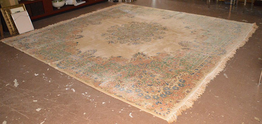 Imperial Kirman Rug, overall good condition 12\' x (1 of 8)