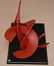 Obie Simonis Red Modern Iron Sculpture - 4