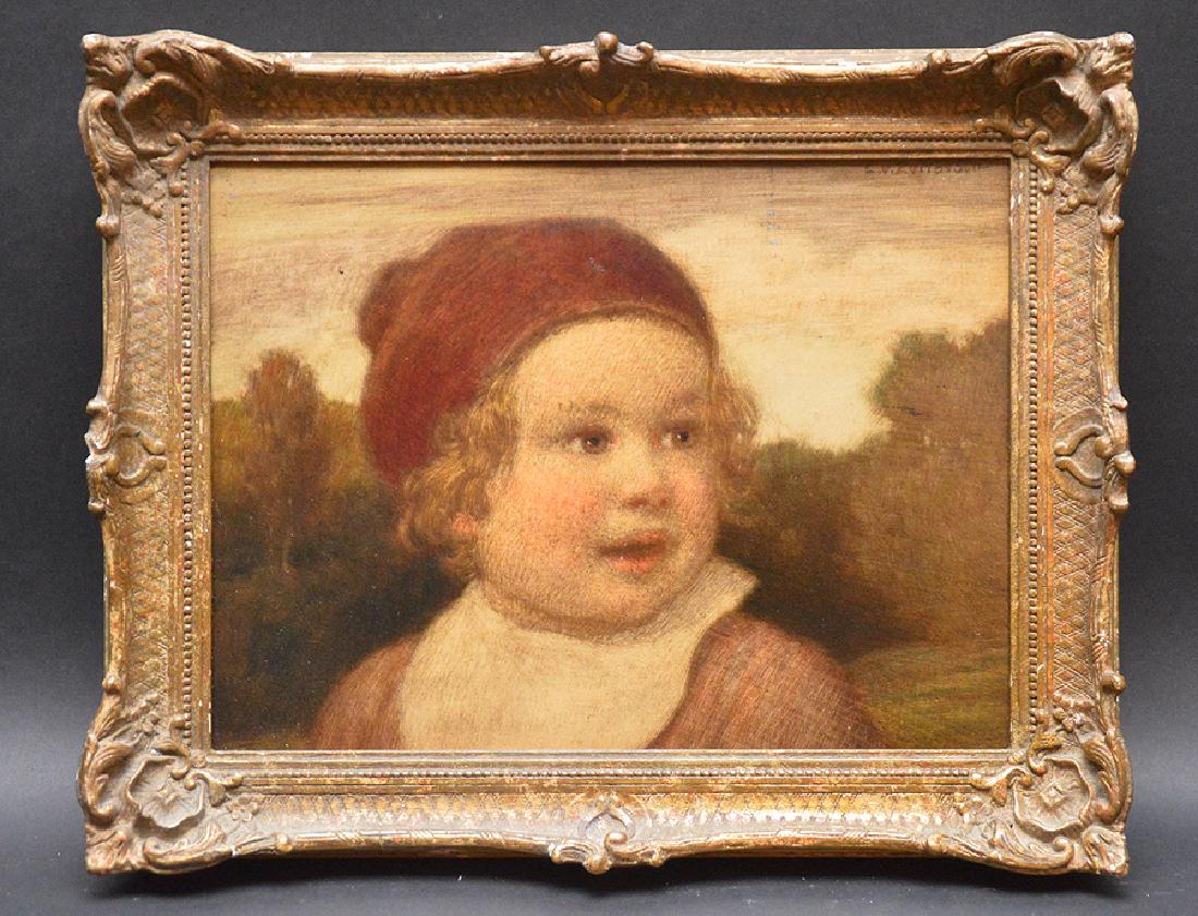 Ludwig Von Zumbusch (German 1861 - 1927) oil on (1 of 3)