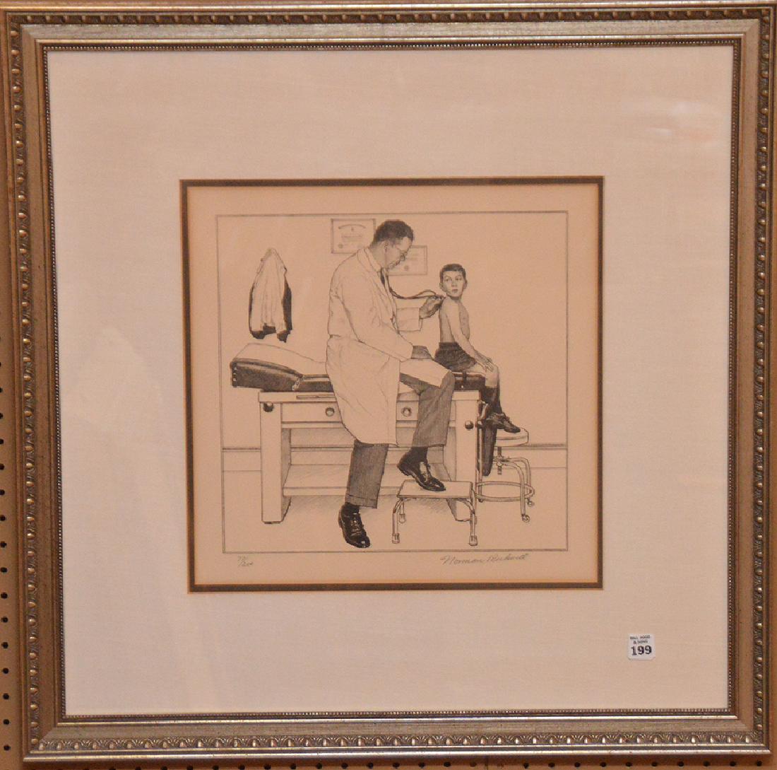 Norman Rockwell hand signed lithograph (1 of 5)