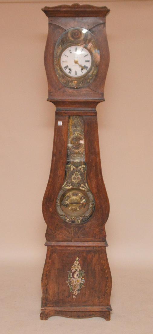 19th Century French Mobier Clock with enamel signed (1 of 8)