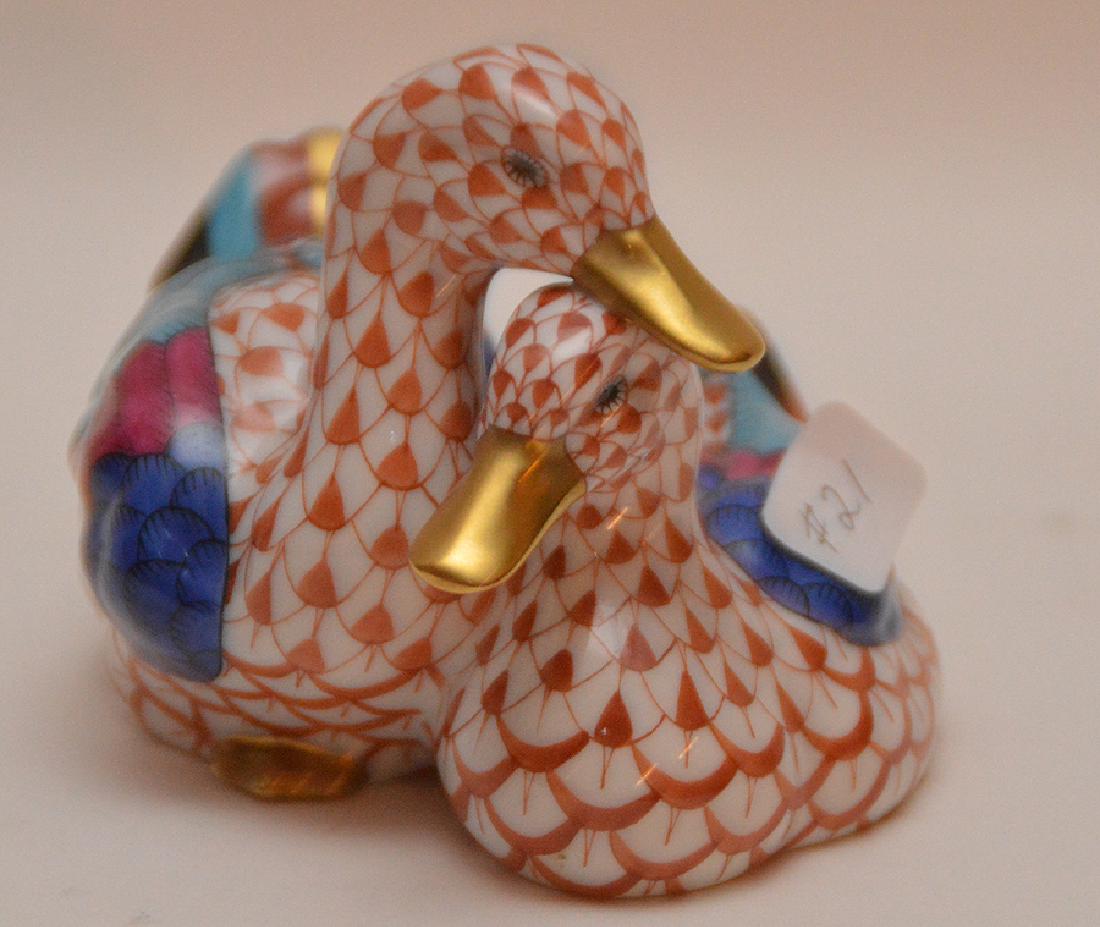 Herend ducks, 3"h (1 of 4)