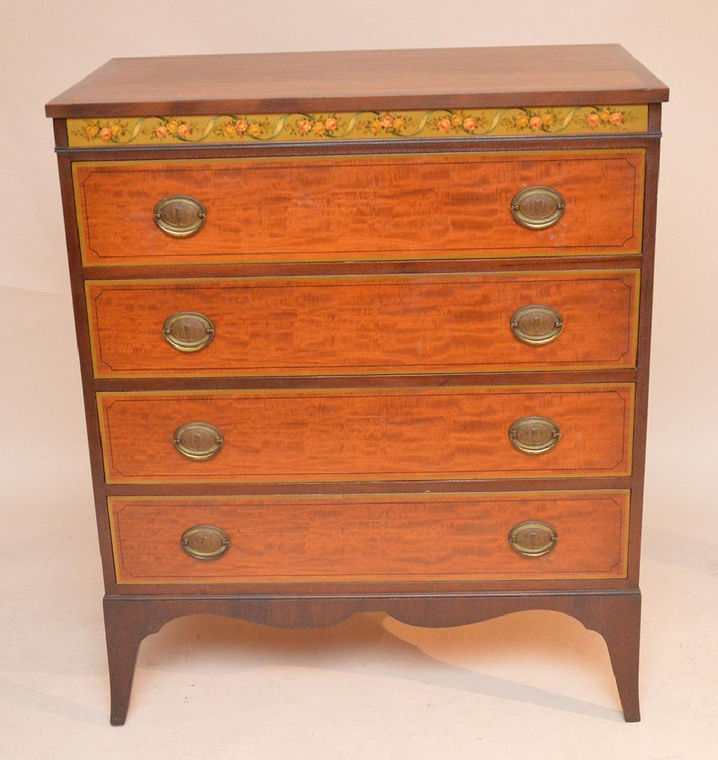 John Widdicomb mahogany 4 drawer chest, 43"h x 35"w x (1 of 3)