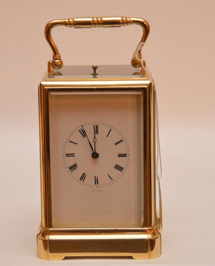 Jules A. Paris Carriage Clock with repeating and alarm (1 of 6)