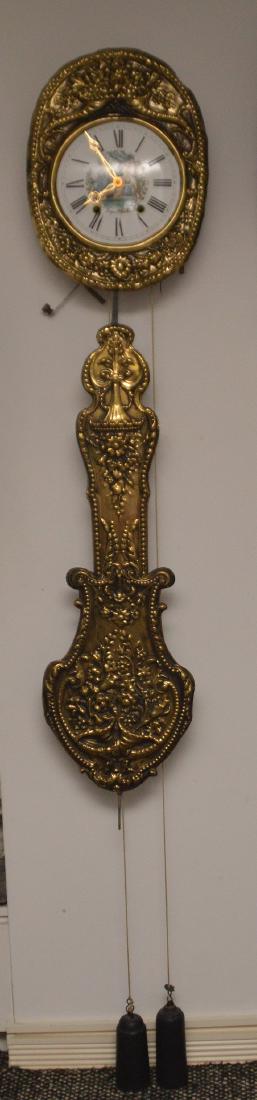 19th Century Mobier Clock with enamel face by Jaque (1 of 4)
