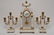 19th Century Gilt Bronze & White Marble Clock