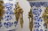 19th Century Gilt Bronze & Delft Porcelain Clock - 4