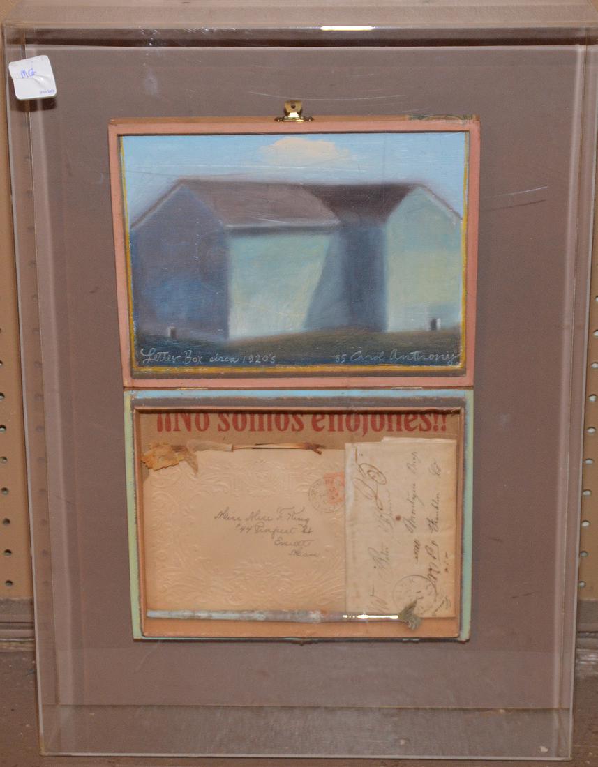 Carol Anthony  (American born 1943) "Letter Box", cigar (1 of 7)
