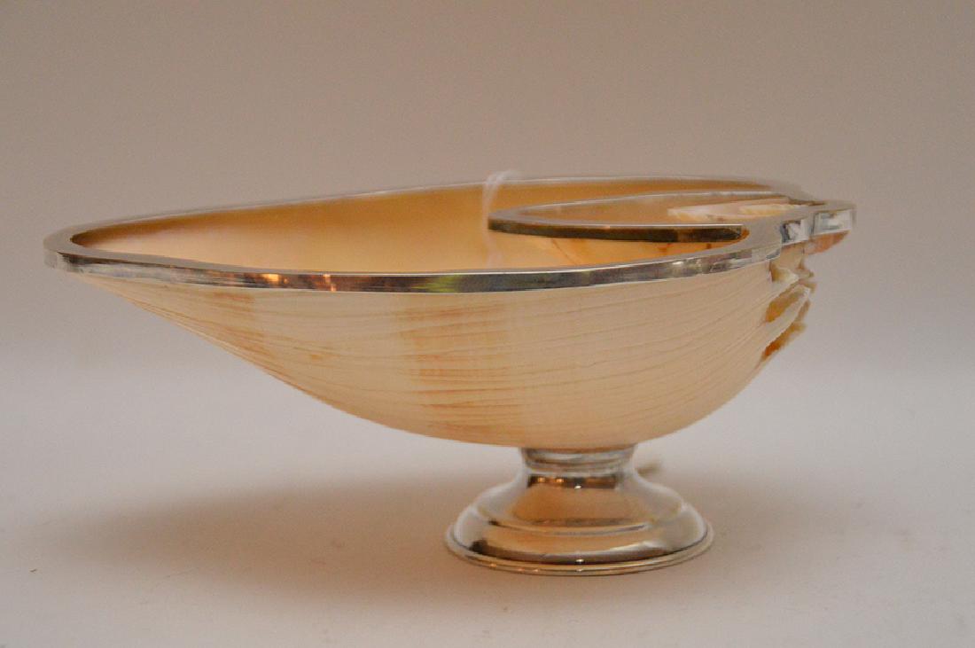 Italian Sterling Shell Bowl, marked 925 on the base and (1 of 6)