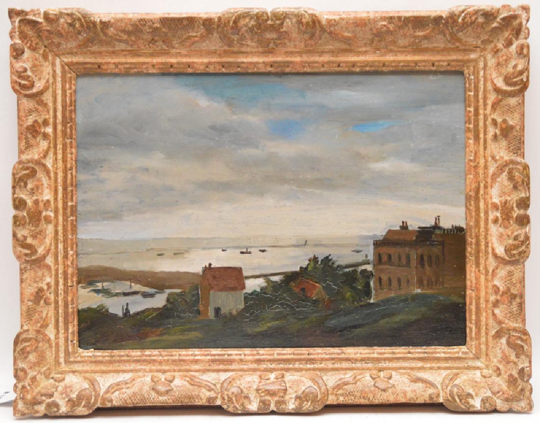 Paul Wescott (AMERICAN, 1904-1970) oil on panel, (1 of 6)