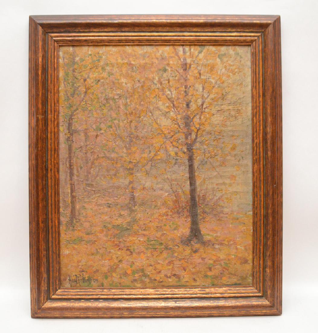 Hal Robinson (American 1867 - 1933) oil on canvas, Fall (1 of 5)
