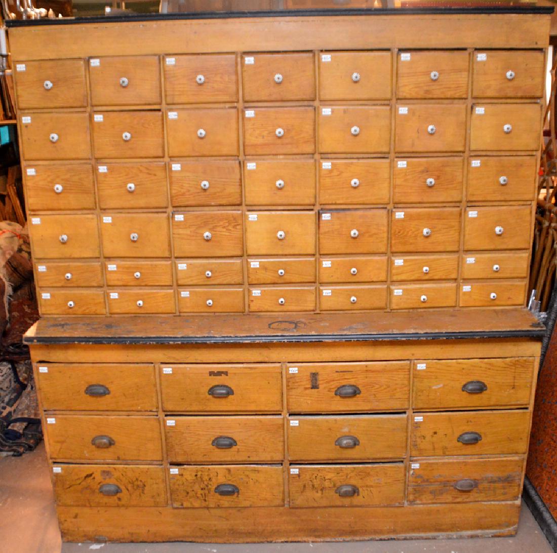 American country store 19th century cabinet drawers (1 of 7)