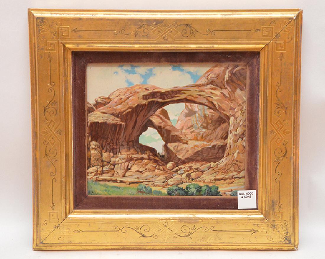 American Painting, initialed MD possibly for Maynard (1 of 4)